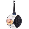 Patelnia do Jajek Granitowa Nieprzywierająca 7 Otworów ORION GRANDE 27 cm