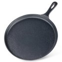 Patelnia do Naleśników Placków Pizzy Tortilli Żeliwna Solidna ORION 26 cm