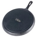 Patelnia do Naleśników Placków Pizzy Tortilli Żeliwna Solidna ORION 26 cm