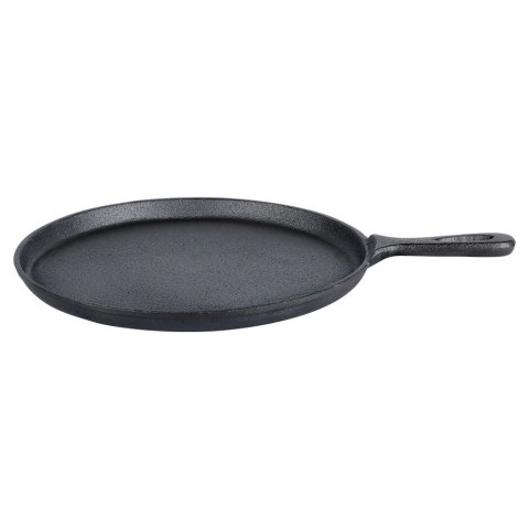 Patelnia do Naleśników Placków Pizzy Tortilli Żeliwna Solidna ORION 26 cm