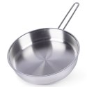 Patelnia Stalowa do Smażenia Nierdzewna Gaz Indukcja ANETT 26 cm