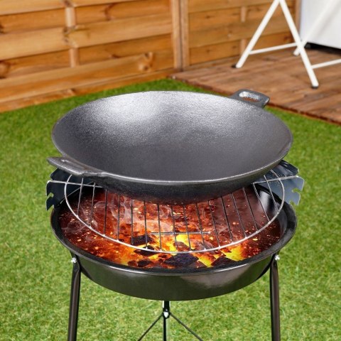 Patelnia Wok z Uchwytami Nieprzywierająca Solidna ORION 30 cm