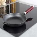 Patelnia Żeliwna Indukcja Gaz Grillowa na Ognisko Solidna Trwała VILDE 20cm