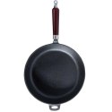 Patelnia Żeliwna do Smażenia Duszenia Gaz Indukcja Solidna VILDE 28 cm
