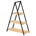 Patera 3-poziomowa Prostokątna Bambusowa 53 cm VILDE na Owoce