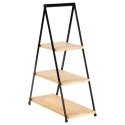 Patera 3-poziomowa Prostokątna Bambusowa 53 cm VILDE na Owoce