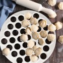 Pierożnica do Uszek Mini Pierogów 24 cm VILDE z Formą na 37 sztuk