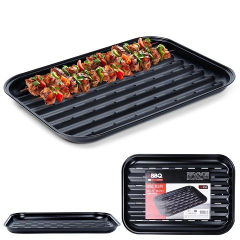 Płyta blacha ruszt tacka na grilla grill grillowa perforowana ruszt stalowy