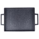 Płyta do Grillowania na Gaz Indukcję Granitowa Solidna ORION 43 x 26 cm
