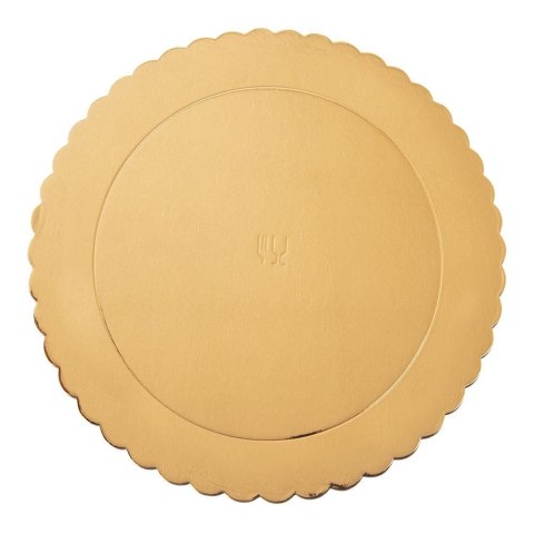 Podkład pod Tort Okrągły Złoty 26 cm ORION Tektura Dekoracyjna
