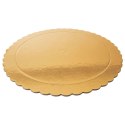 Podkład pod Tort Okrągły Złoty 30 cm ORION Wytrzymała Podkładka