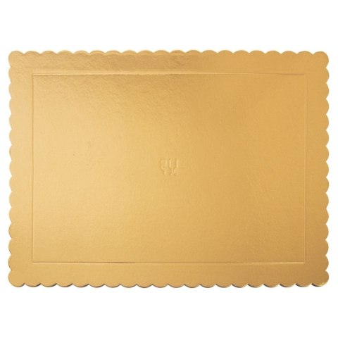 Podkład pod Tort Prostokąt Złoty 40 x 30 cm ORION do Transportu