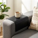 Podkładka Bambusowa Zwijana na Stolik i Kanapę Czarna Loft VILDE