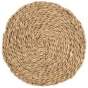 Podkładka na Stół Okrągła Naturalna Boho 35 cm ORION Liście Pałki Wodnej