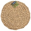 Podkładka na Stół Okrągła Naturalna Boho 35 cm ORION Liście Pałki Wodnej