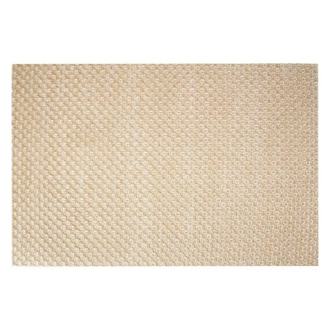 Podkładka na Stół Prostokąt Jasnobeżowy Złoty 45 x 30 cm HSC