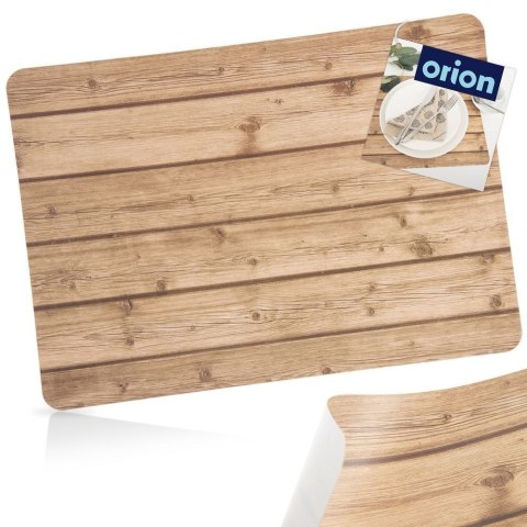 Podkładka na Stół Wzór Deska Jasna 43 x 30 cm ORION Mata PCV