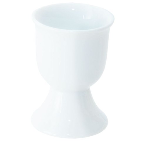Podstawka na Jajko Porcelanowa Biała MONA 7 cm ORION Elegancka do Jaj