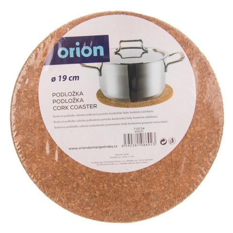 Podstawka pod Gorące Naczynia Korkowa 19 cm ORION Ochrona Blatu