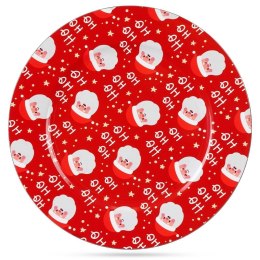 Podtalerz Świąteczny Mikołaj Czerwony 33 cm VILDE Dekoracja Stołu