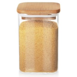Pojemnik Kuchenny na Makaron Mąkę Szklany z Pokrywką Uszczelką ORION 1,1 l