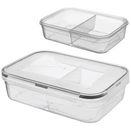 Pojemnik Lunchbox Dzielony 2 Komory Szczelny 1 L ORION Zmywarka 21 x 15 cm