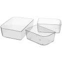 Pojemnik Lunchbox Dzielony 3 Komory Szczelny 1 L ORION Mrożenie 21 x 15 cm