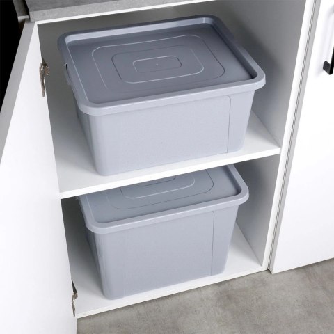 Pojemnik do Przechowywania Uniwersalny Plastikowy z Pokrywką VILDE 30 l