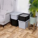 Pojemnik do Przechowywania Uniwersalny Plastikowy z Pokrywką VILDE 30 l