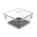 Pojemnik Organizer Szuflady GREY Mały 9 x 9 x 4,5 cm ORION Antypoślizgowy