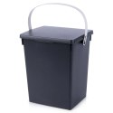 Pojemnik Organizer na Akcesoria Czarny 5,5 L 19 x 18 x 23 cm z Pokrywą