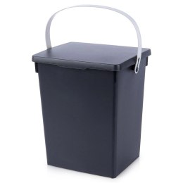 Pojemnik Organizer na Akcesoria Czarny 5,5 L 19 x 18 x 23 cm z Pokrywą