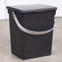 Pojemnik Organizer na Akcesoria Czarny 5,5 L 19 x 18 x 23 cm z Pokrywą