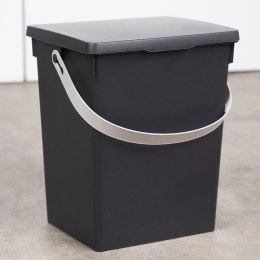 Pojemnik Organizer na Akcesoria Czarny 5,5 L 19 x 18 x 23 cm z Pokrywą