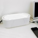 Pojemnik Organizer na Kable Przedłużacze 32 x 12 x 11,5 cm VILDE Biały
