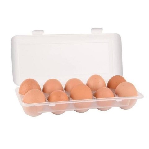 Pojemnik na Jajka Organizer Lodówki 10 szt. ORION z Pokrywką 26 x 11 x 7 cm