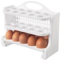 Pojemnik na Jajka Organizer Trzypoziomowy 30 szt. ORION 28 x 10 x 22,5 cm