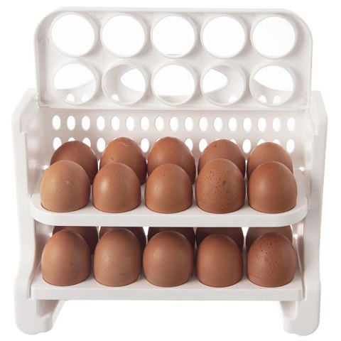 Pojemnik na Jajka Organizer Trzypoziomowy 30 szt. ORION 28 x 10 x 22,5 cm