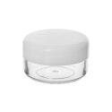 Pojemnik na Krem Kosmetyki Podróżny 10 ml ORION Przezroczysty 4 x 4 x 2 cm
