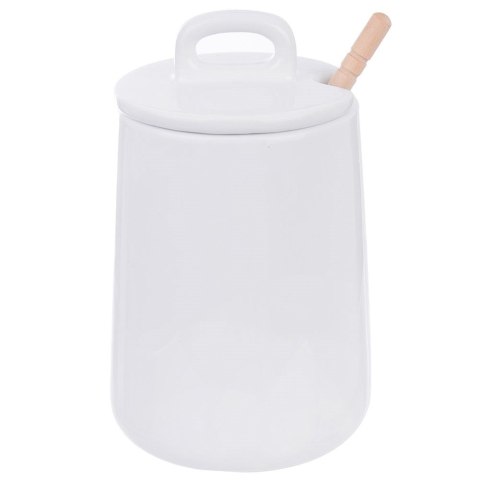 Pojemnik na Miód z Łyżką Porcelanowy Ozdobny ORION 470 ml