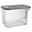 Pojemnik na Produkty Sypkie GREY 1,7 L ORION Uchwyt 19 x 13,5 x 10 cm