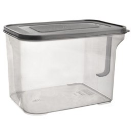 Pojemnik na Produkty Sypkie GREY 1,7 L ORION Uchwyt 19 x 13,5 x 10 cm