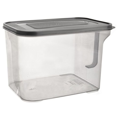 Pojemnik na Produkty Sypkie GREY 1,7 L ORION Uchwyt 19 x 13,5 x 10 cm