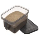 Pojemnik na Produkty Sypkie GREY 1,7 L ORION Uchwyt 19 x 13,5 x 10 cm