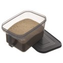 Pojemnik na Produkty Sypkie GREY 3,25 L ORION Uchwyt 23 x 15,5 x 15,5 cm