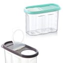 Pojemnik na Sypkie z Miarką Dozownik 1,2 L HOBBY LIFE Zmywarka 19 x 13 cm