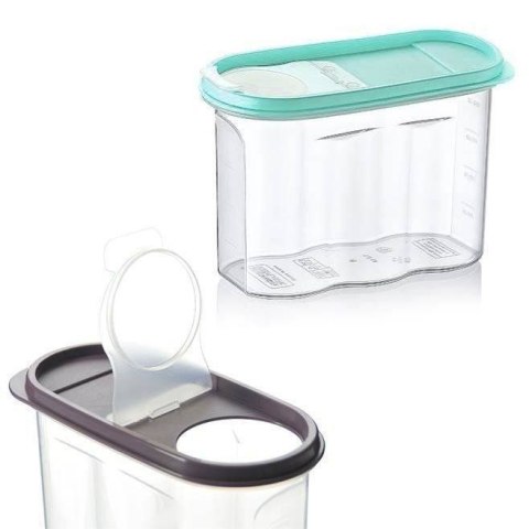 Pojemnik na Sypkie z Miarką Dozownik 1,2 L HOBBY LIFE Zmywarka 19 x 13 cm