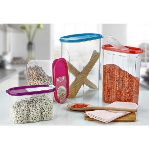 Pojemnik na Sypkie z Miarką Dozownik 1,2 L HOBBY LIFE Zmywarka 19 x 13 cm