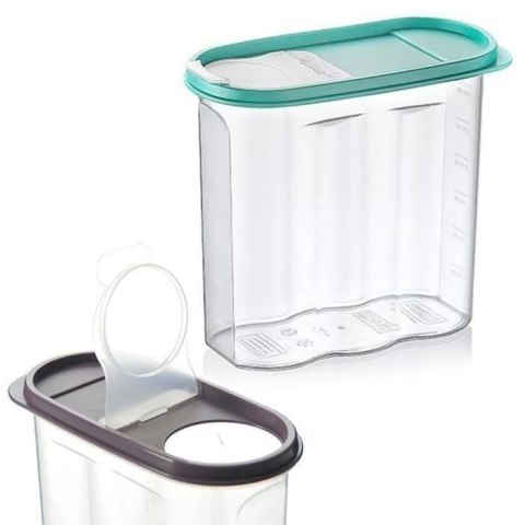 Pojemnik na Sypkie z Miarką Dozownik 1,7 L ORION Wielokolorowy 19 x 17 cm