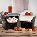 Pojemnik na Warzywa Piętrowany 13 L VILDE z Klapą Zmywarka 34 x 27,5 cm